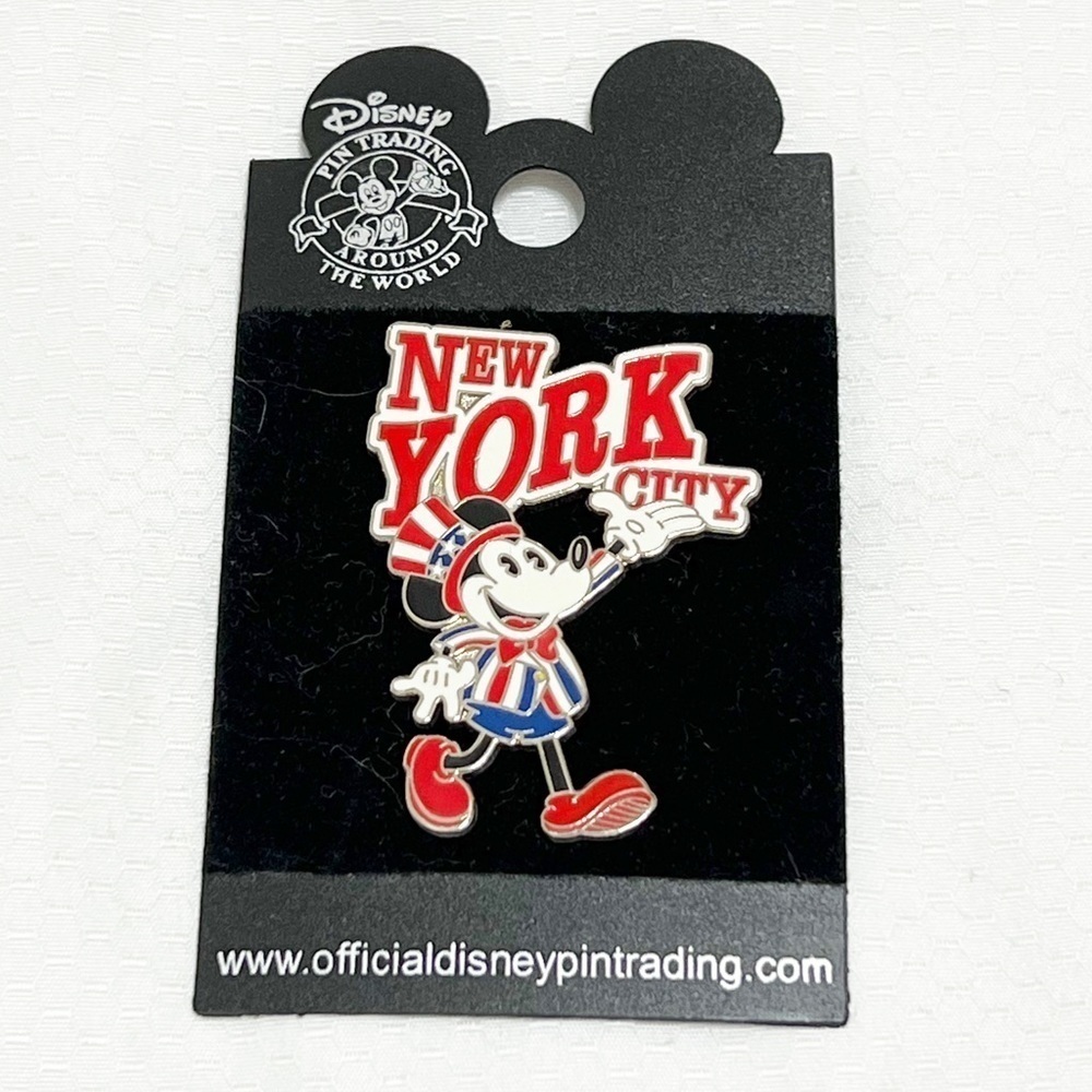 NEW Uncle Sam Mickey Mouse New York City Pin